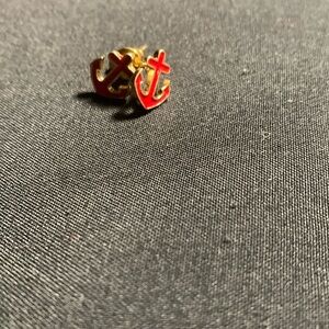 Cute Anchor Earrings.   #014